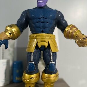 Action Figure with Gold and Blue Armor